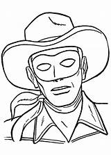 Zorro Lone Ausmalbild Maske Stampare Rangers Pianetabambini Tonto Letzte sketch template