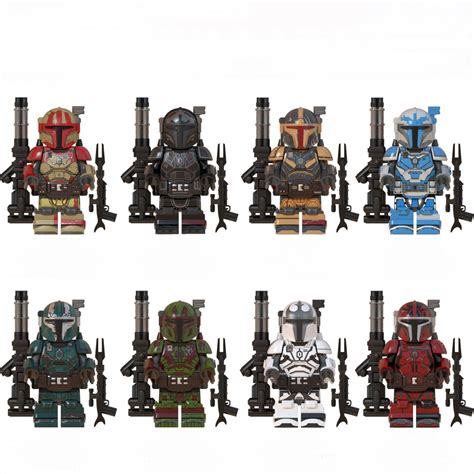 heavy infantry mandalorian sets minifigures lego compatible star wars