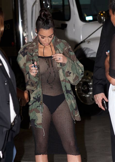 Kim Kardashian Flaunts Bangin Body In Skintight Dress