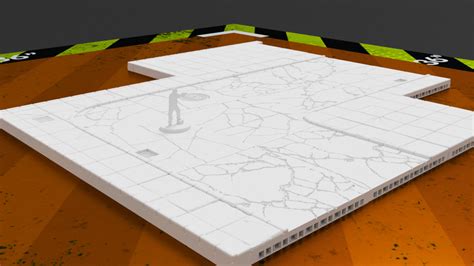 urban modular road tiles  printable terrain corvus games terrain