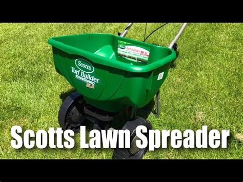 scotts turf builder edgeguard deluxe dlx broadcast lawn   sq ft spreader