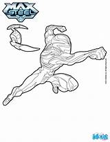 Max Steel Coloring Enemies Against Pages Color Print Maxsteel Hellokids sketch template