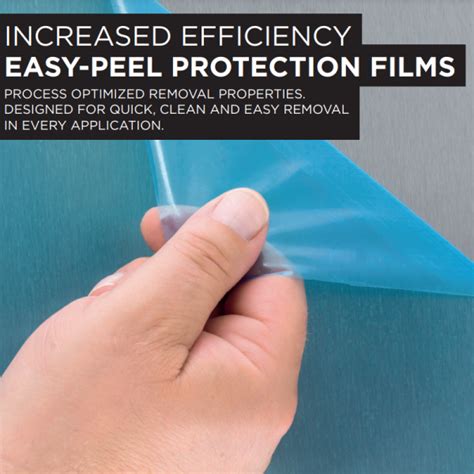 polifilm easy peel protective films stainless steel aluminium