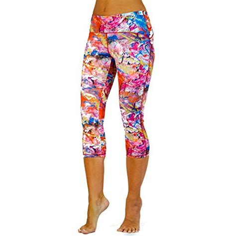 Capri Yoga Pants For Women â€“ Wearable Art Lightweight Yoga Pant With
