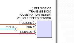 wiring speedometer sensor plug    toyota hzjr