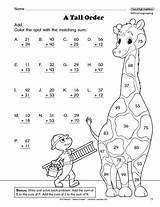 Regrouping Digit Math sketch template