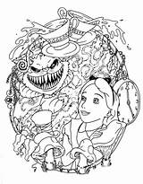 Alice Wonderland Flash Cheshire Caterpillar Zombie Colouring Google Lu sketch template
