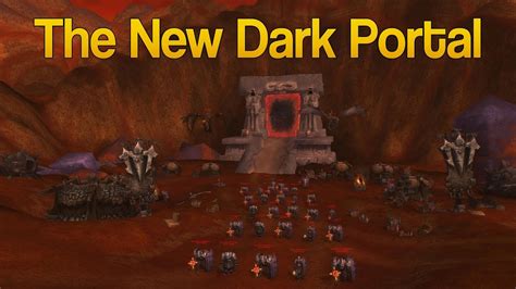 the new dark portal in blasted lands warlords of draenor beta alpha youtube