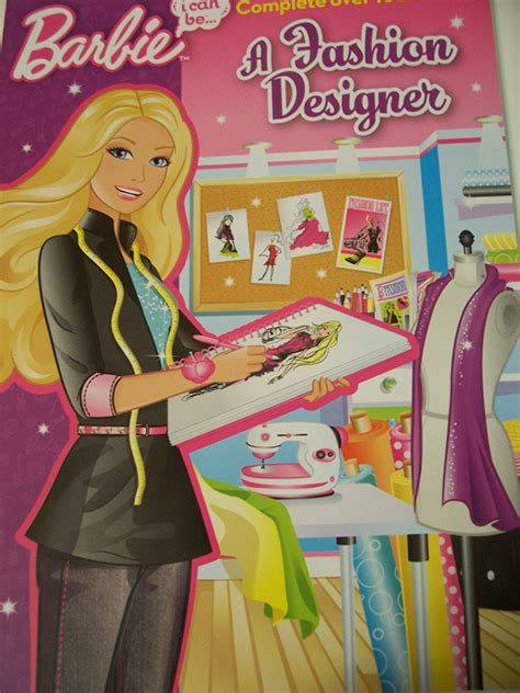 Barbie Educational Paperback ~ I Can Be A Fashion Designer 8 X 11