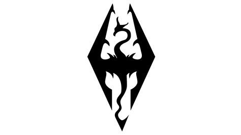 skyrim logo symbol meaning history png brand