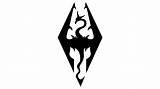 Skyrim Emblem Logosmarcas sketch template