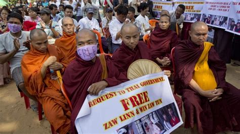 Protests In Myanmar As Thailand Issues Death Sentences