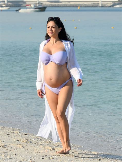 Casey Batchelor Is Seen On A Photo Shoot For Her Yoga App In Dubai