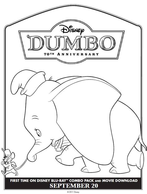 dumbo   mouse coloring page coloring pages dumbo  dumbo