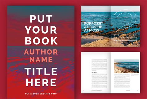 book layout template brochure templates creative market