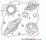 Cosmos sketch template
