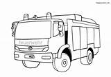 Feuerwehrauto Feuerwehr Ausmalbild Malvorlagen Ausmalbilder sketch template