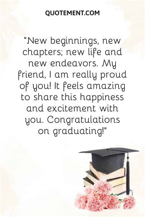 unique list   heartfelt graduation wishes  friend