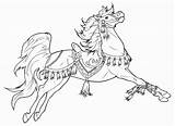 Coloring Carousel Pages Horses Quality High Drawing Coloringhome Popular sketch template