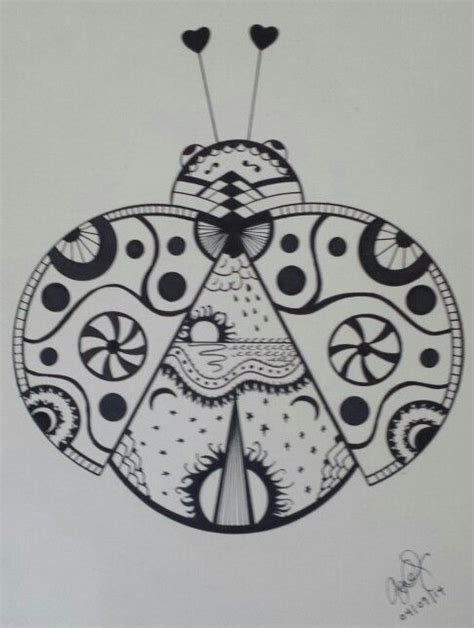 zentangle ladybug lady bug tattoo ladybug coloring page ladybug art