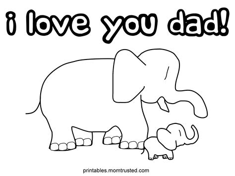 love  dad coloring pages getcoloringpagescom