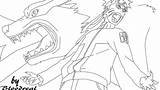 Naruto Coloring Pages Tails Nine Devientart Popular Library Clipart Coloringhome Comments Template sketch template