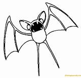 Zubat Pokemon Pages Coloring Para Colorear Colouring Printable Color Online Drawings Dibujo Coloringpagesonly Morningkids sketch template