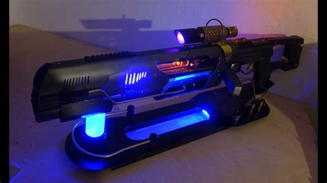 custom laser rifle demo video youtube
