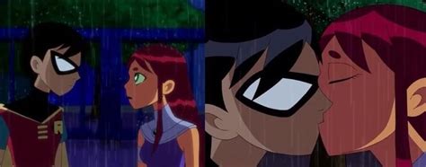 Pin On Teen Titans Robin And Starfire