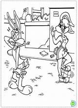 Dinokids Coloring Bugs Bunny Close Tvheroes sketch template