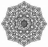 Coloring Pages Flower Mandala Intricate Printable Advanced Adults Hard Color Mandalas Difficult Detailed Print Adult Abstract Flowers Fun Pattern Celtic sketch template