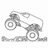 Monster Truck Coloring Pages Mohawk Warrior Simple Template Toddlers Vehicles Backhoe Hot Wheels Max Momjunction Comments Wonderful sketch template