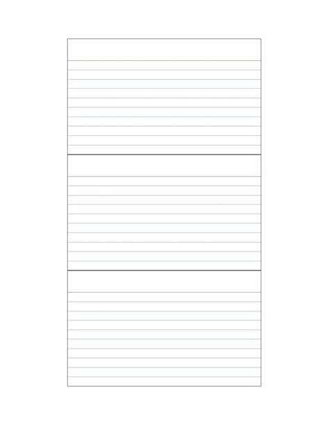 simple note card templates designs templatelab