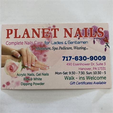 planet nails llc hanover pa