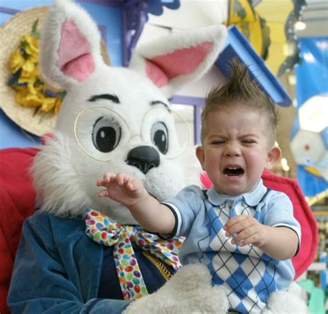 show us your cute or creepy easter bunny photos