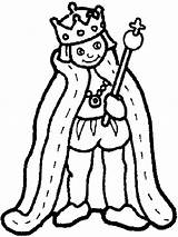 King Coloring Pages Printable Scepter Characters Princess Kids Drawing Print Queen Popular Surfnetkids Toddlers Tendus sketch template