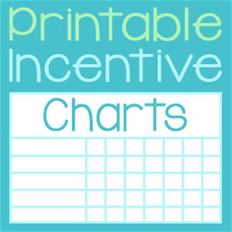 printable incentive charts   homeschool