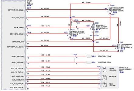 solved ford driver power seat wiring diagram  ford   fixya
