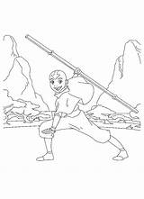 Coloring Avatar Pages Coloringpagesabc Airbender Last sketch template