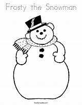 Snowman Frosty Coloring Built California Usa Tracing sketch template
