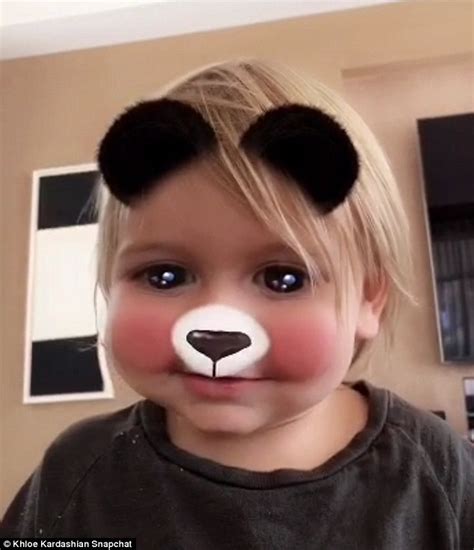 khloe kardashian shares snapchat video of giggling nephew reign daily mail online