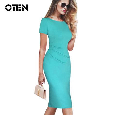 Oten Summer Ladies Formal Dresses For Office Bodycon Sexy
