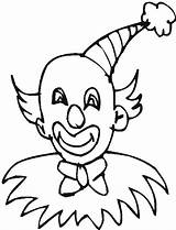 Clown Coloring Pages Krusty Getcolorings Pointy Wearing sketch template