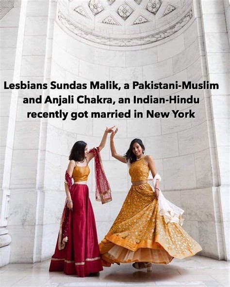 indian pakistani lesbians hold first ever same sex wedding