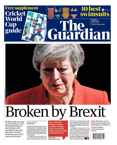 broken  brexit   papers   mays farewell speech politics  guardian