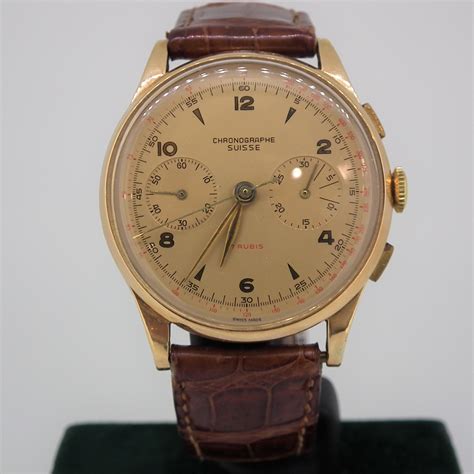 chronographe suisse ct gold  items  beauty