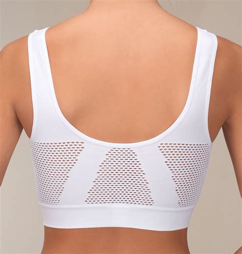 women s seamless wireless cooling comfort bra ebay