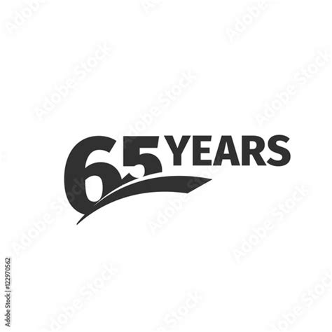 isolated abstract black  anniversary logo  white background  number logotype sixty