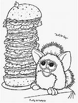 Furby Coloring Pages Kids Print Sheets Boom Colouring Drawing Color Furbies Printable Coloringpages1001 Per sketch template