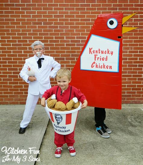 our 2013 homemade kfc kentucky fried chicken costumes